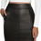 Thumbnail: MANGOPOP Women Basic High Waisted Mini Short Pencil Bodycon Faux Leather Skirt