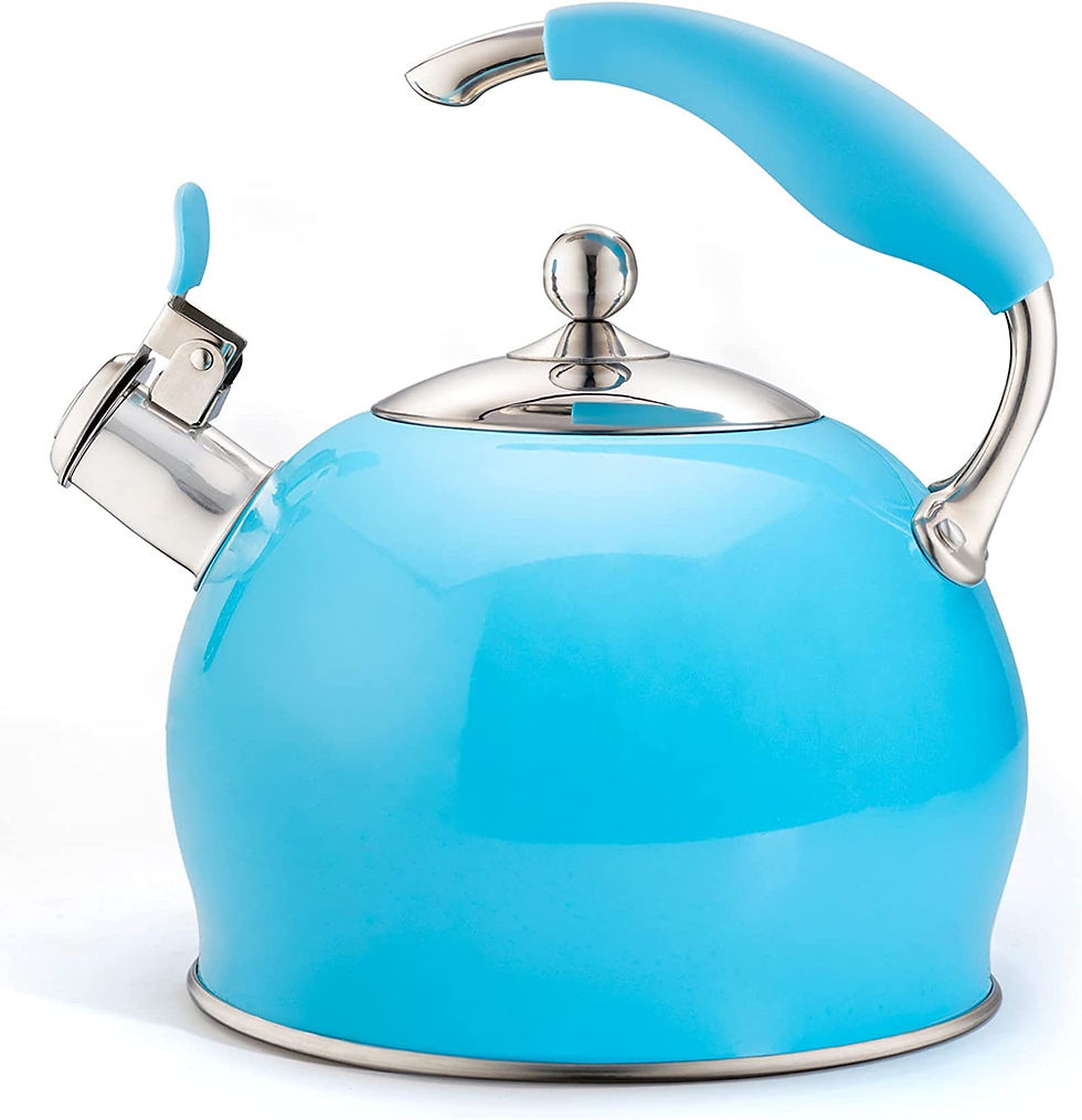 Thumbnail: Sotya Whistling Tea Kettle for Stovetop, 3 Quart Stainless Steel Teakettle Teap