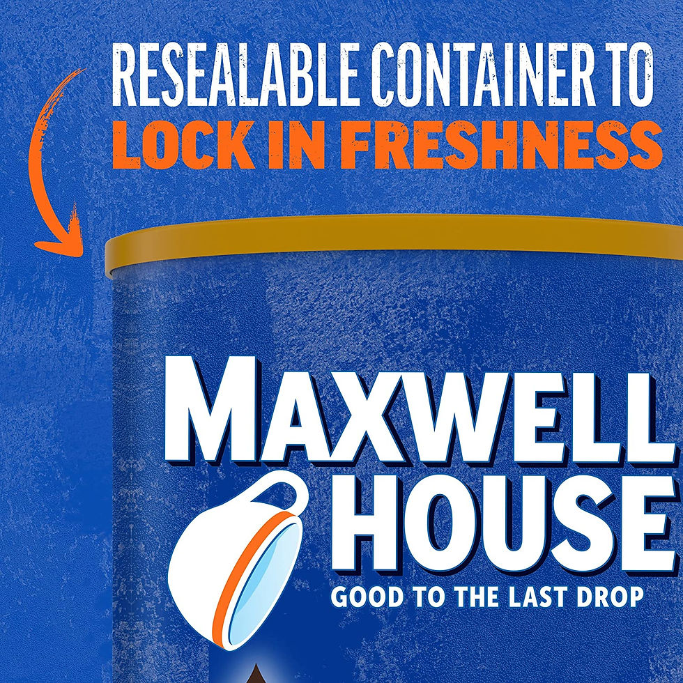 Thumbnail: Maxwell House Wake Up Roast Medium Roast Ground Coffee (30.65 oz Canister)