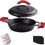 Thumbnail: Cast Iron Skillet with Cast Iron Lid - 8"-Inch Dual Handle Frying Pan + Pan Scr
