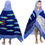Thumbnail: BANGSAUR Christmas Bath Towel, Kids Toddler Hooded Beach Towels, Boys Girls Gif