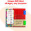 Thumbnail: WAFF Journal for girls, Personalized Notebook With 70 Lego Like Cubes, Refillab