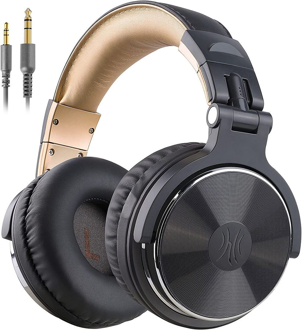 Thumbnail: OneOdio Over Ear Headphone, Wired Bass Headsets with 50mm Driver, Foldable Ligh