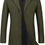 Thumbnail: WULFUL Men's Slim Fit Winter Wool Coat Long Trench Coat Business Jacket