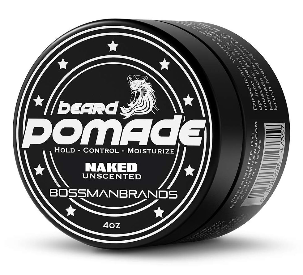 Thumbnail: Bossman Hair & Beard Pomade - Moisturizing with Longer Hold and Control - Men's