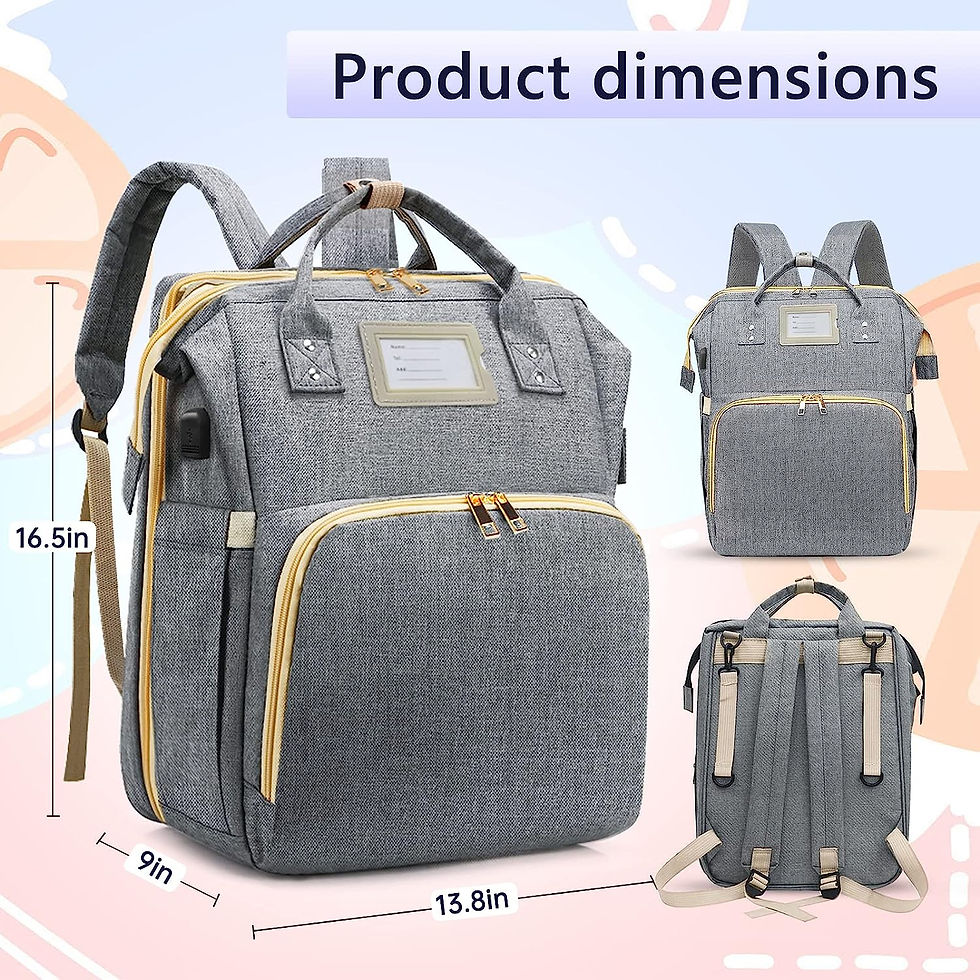 Thumbnail: Xexxvre Baby Diaper Bag Backpack, Baby Bags for Boys Girls, Diaper Backpack Bag