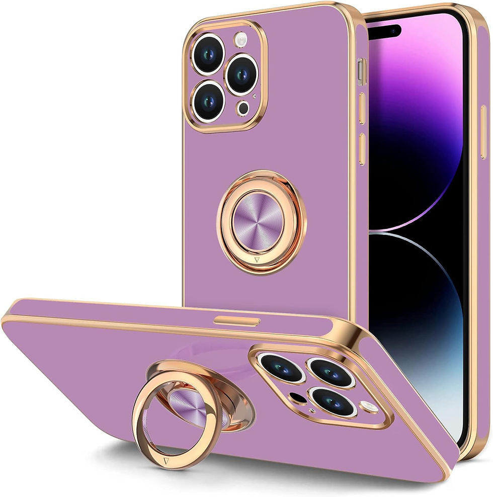 Thumbnail: Hython Case for iPhone 14 Pro Case with Ring Stand [360° Rotatable Ring Holder