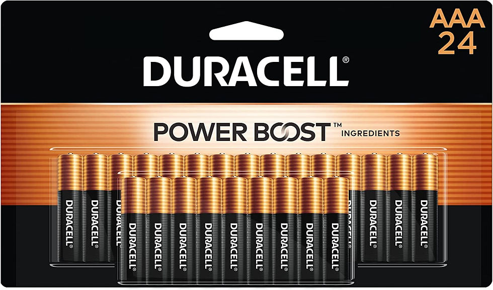 Thumbnail: Duracell Coppertop AAA Batteries with Power Boost Ingredients, 20 Count Pack Tr