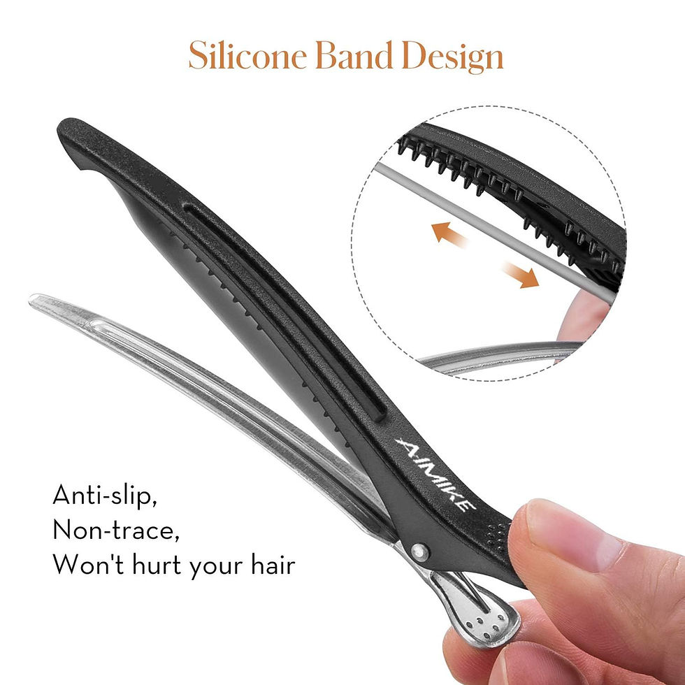 Thumbnail: Hair Clips, AIMIKE 12 Pack Hair Clips for Styling and Sectioning, Non Slip Hair