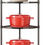 Thumbnail: 7-Tier Kitchen Pot Rack, Cookware Stand Storage Organizer ，Multi-Layer Corner