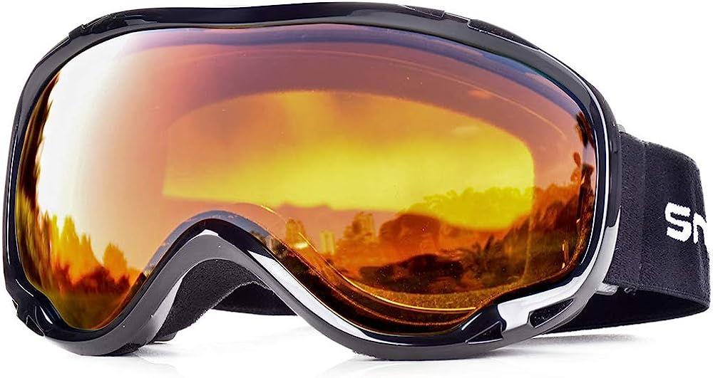 HUBO SPORTS Ski Goggles Over Glasses-Ski Snowboard Snowmobile Goggles for Men W