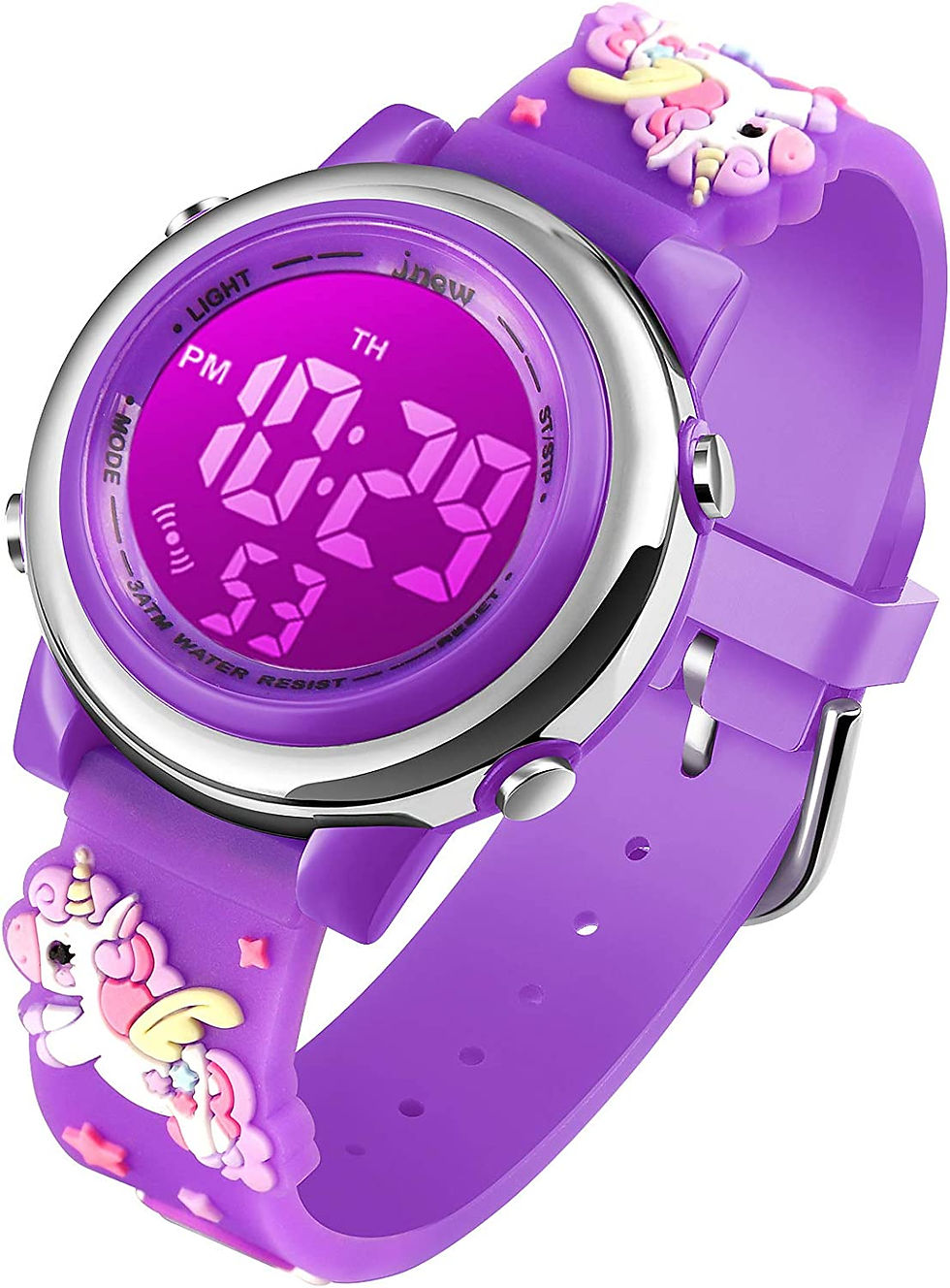 Thumbnail: Girls Digital Watch Age 3-12 for Gifts, 3D Cartoon Waterproof Sports Outdoor LE
