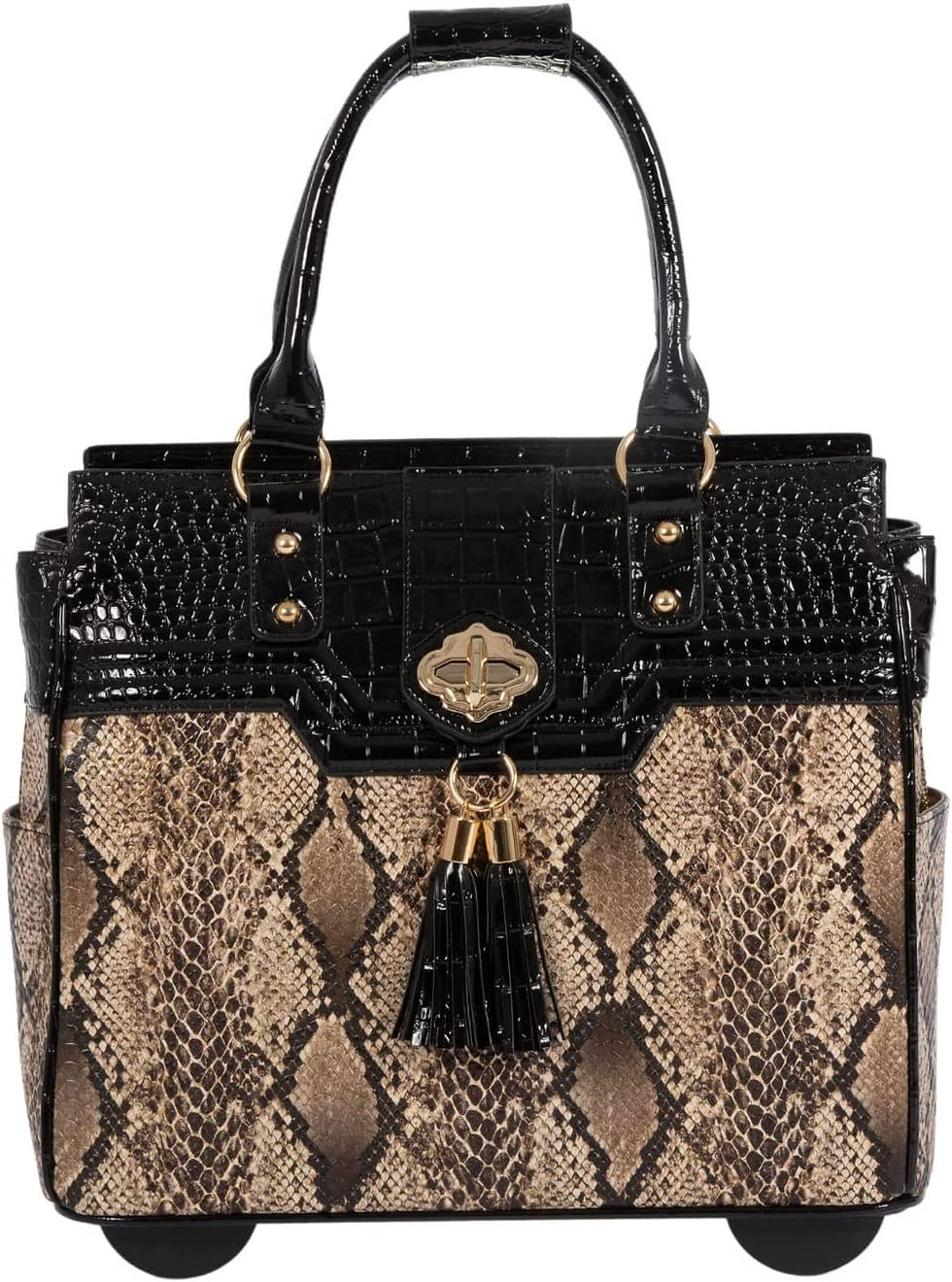 Thumbnail: JKM & Company THE BARCELONA Computer iPad, Laptop Tablet Rolling Tote Bag Brief