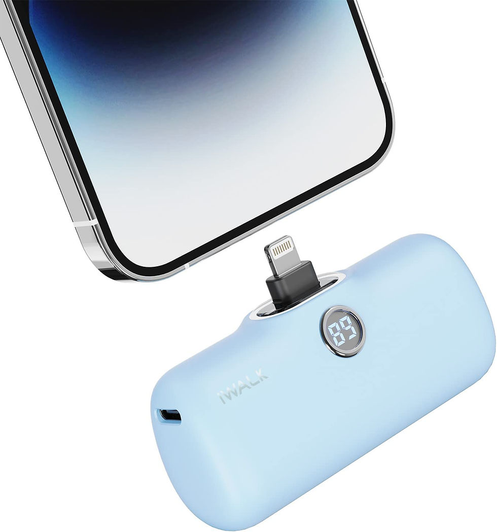 Thumbnail: iWALK LinkPod Portable Charger 4800mAh Power Bank PD Fast Charging Small Dockin