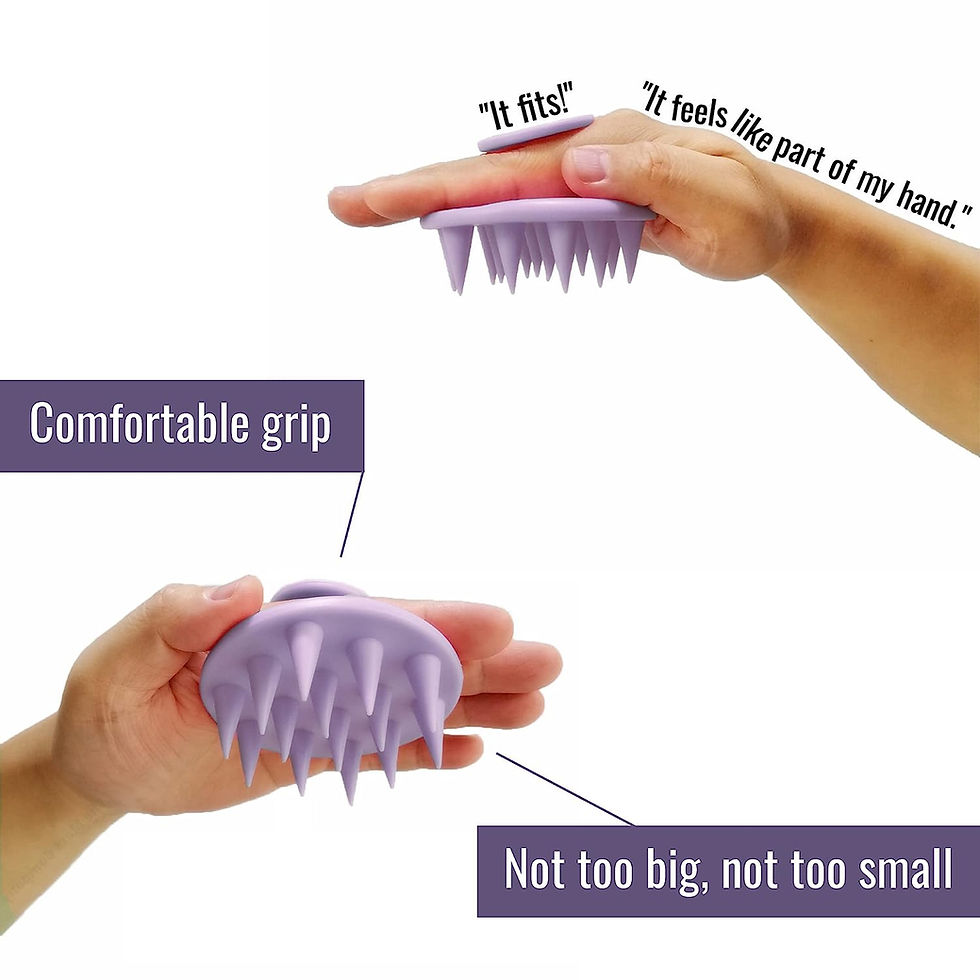 Thumbnail: WAKISAKI (2-Pack) Hair Scalp Massager for Hair Growth, Mold-Free Silicone Scalp