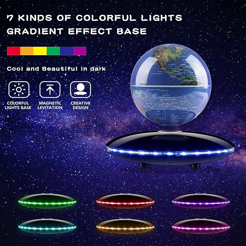 Thumbnail: RUIXINDA Levitating Globe,Cool Gadgets Magnetic Globes Floating Globe World Map
