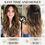 Thumbnail: KooKaStyle Clip in Long Wavy Synthetic Hair Extension 20 Inch 4PCS Balayage Dar