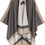 Thumbnail: MELIFLUOS DESIGNED IN SPAIN Women's Shawl Wrap Poncho Ruana Cape Cardigan Sweat