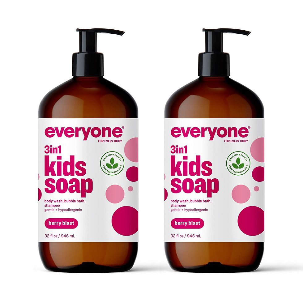 Thumbnail: Everyone 3-in-1 Kids Soap, Body Wash, Bubble Bath, Shampoo, 32 Ounce (Pack of 2