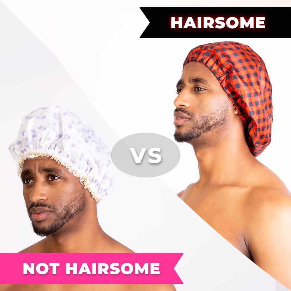 Thumbnail: Shower Cap for Men. Stay dry, stay cool.