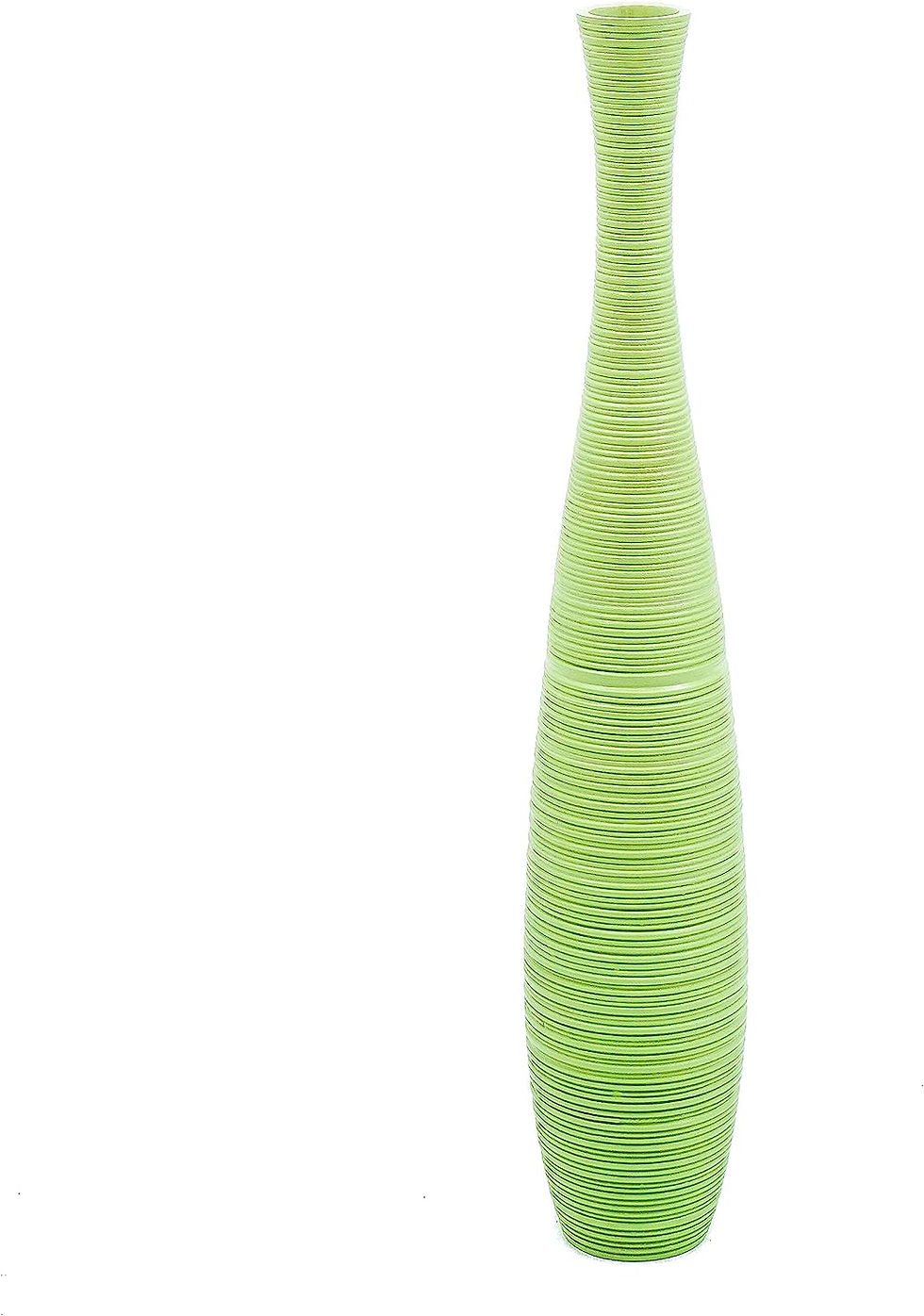 Thumbnail: LEEWADEE Large Floor Vase – Handmade Flower Holder Made of Wood, Sophisticate