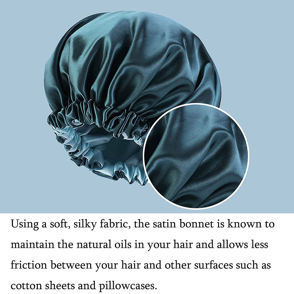 Thumbnail: Satin Bonnet Silk Bonnet Hair Bonnet For Sleeping Satin Bonnet For Hair Bonnets