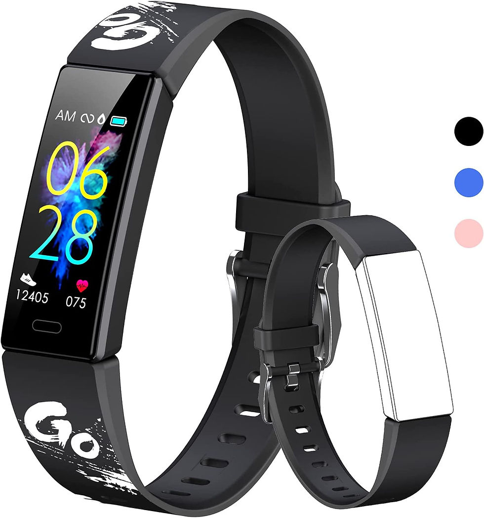 Thumbnail: K-berho Kids Fitness Tracker, Fitness Watch Activity Tracker with Pedometers, S