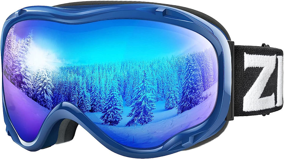 Thumbnail: ZIONOR Lagopus Ski Snowboard Goggles UV Protection Anti fog Snow Goggles for Me