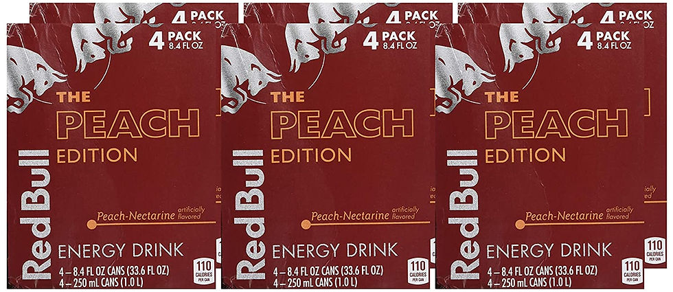 Thumbnail: Red Bull Energy Drink, Peach Edition,8.4 Fl Oz (Pack of 24)