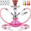 Thumbnail: 2 Hose Hookah Set 11'' Small Shisha Hookah Set With Mini Pumpkin Glass Vase, Ce