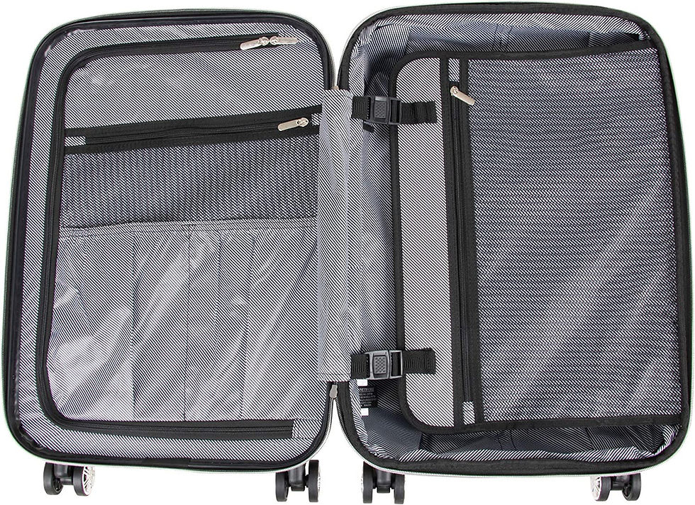 Thumbnail: Kenneth Cole REACTION Diamond Tower Luggage Collection Lightweight Hardside Exp