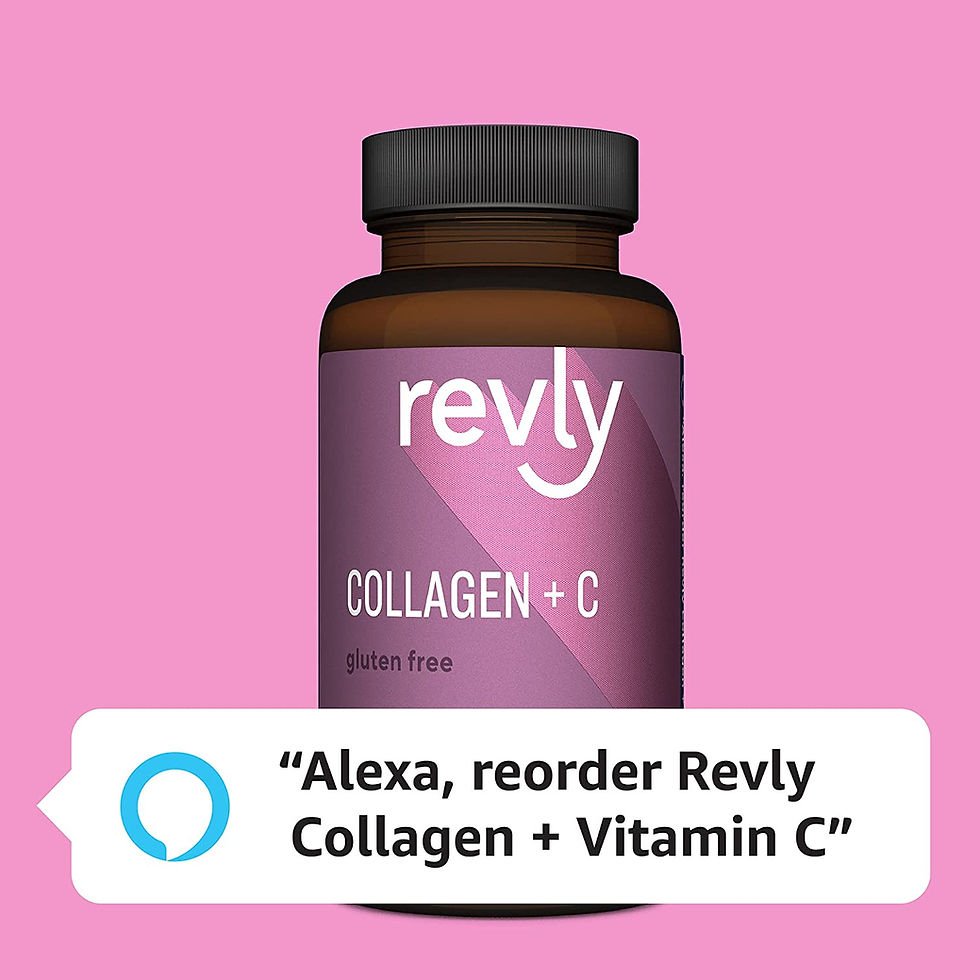 Thumbnail: Amazon Brand - Revly Vitamin C, 2500 mg Collagen Peptides per Serving, 90 Table