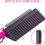 Thumbnail: Hot Comb Hair Straightener Electric Pressing Comb Portable Travel Anti-Scald Be