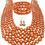 Thumbnail: JNF Multi Layer Pearl Strand Costume Jewelry Sets Pearl Statement Necklace Brac