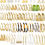 Thumbnail: 45 Pairs Gold Hoop Earrings for Girls Women, Chunky Twisted Small Big Hoops Ear