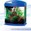 Thumbnail: Aqueon LED MiniBow Small Aquarium Fish Tank Kit with SmartClean Technology, Blu