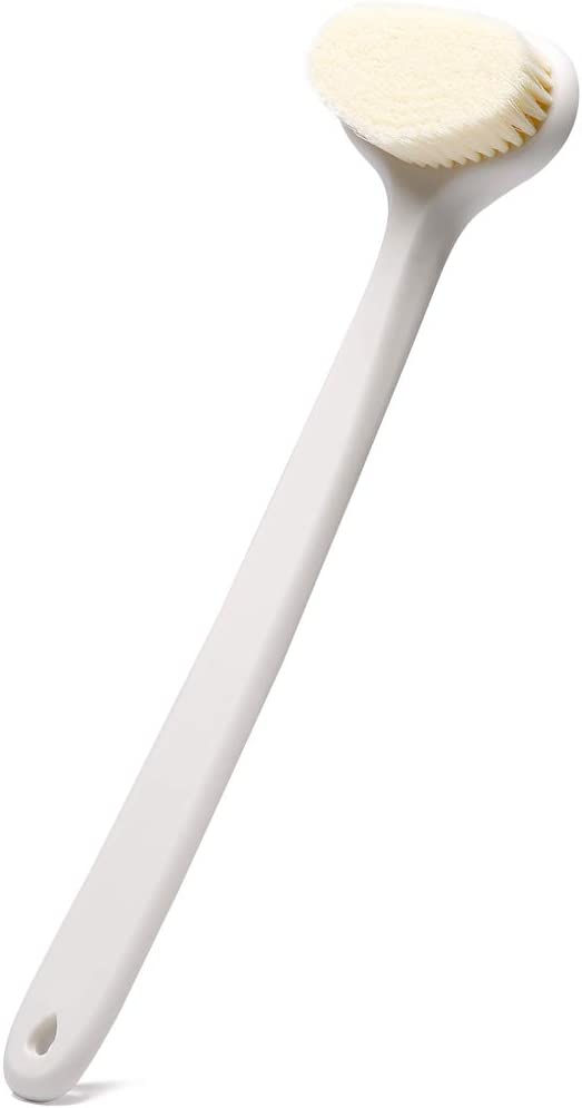 Thumbnail: Upgraded Bath Body Brush with Comfy Bristles Long Handle Gentle Exfoliation Imp