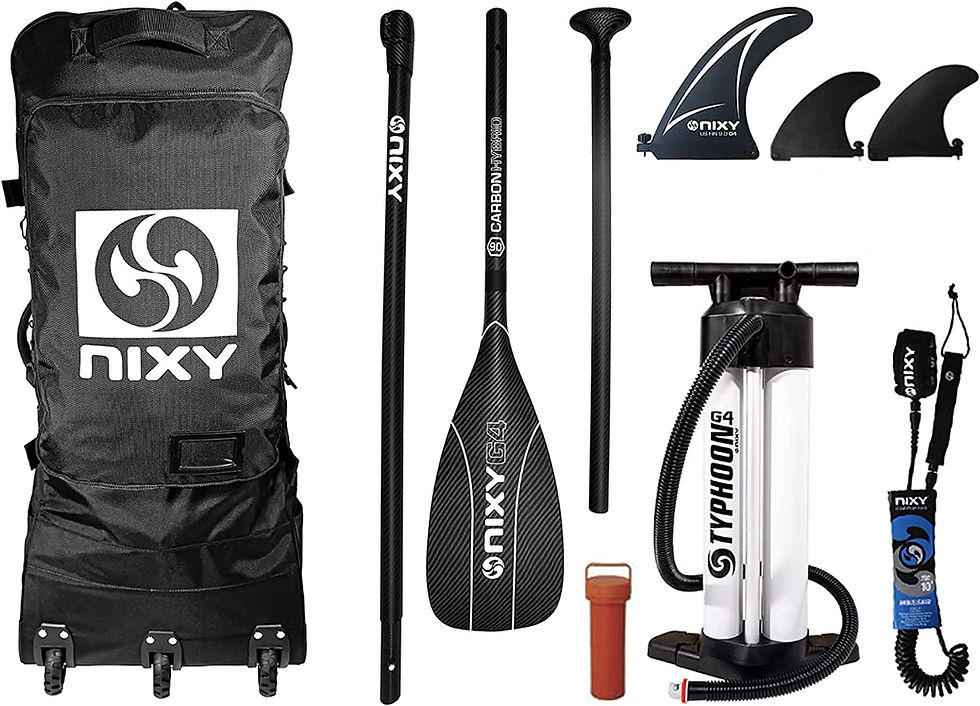 Thumbnail: NIXY Newport Inflatable Stand Up Paddle Board- Premium All Around SUP, Durable 