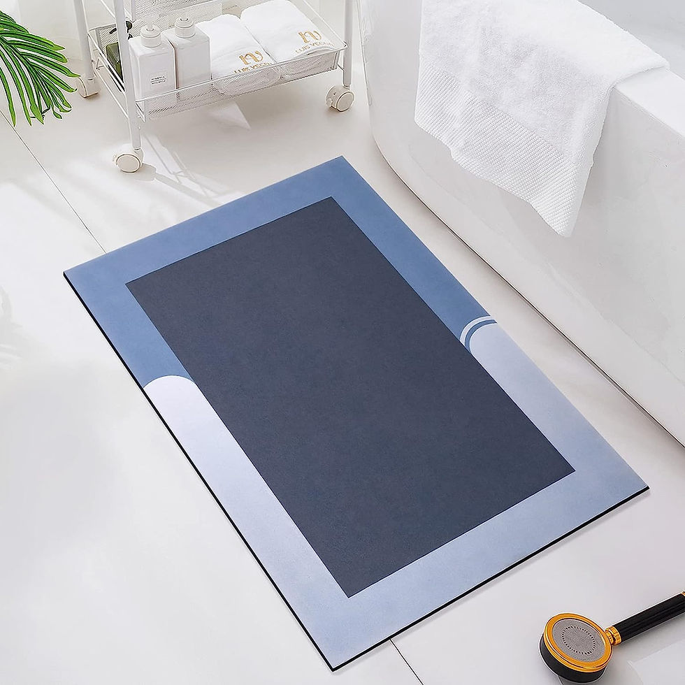 Thumbnail: Kmson 2 Piece Bath Mat Set Bathroom Rugs, Napa Skin Non Slip Ultra Soft and Sup