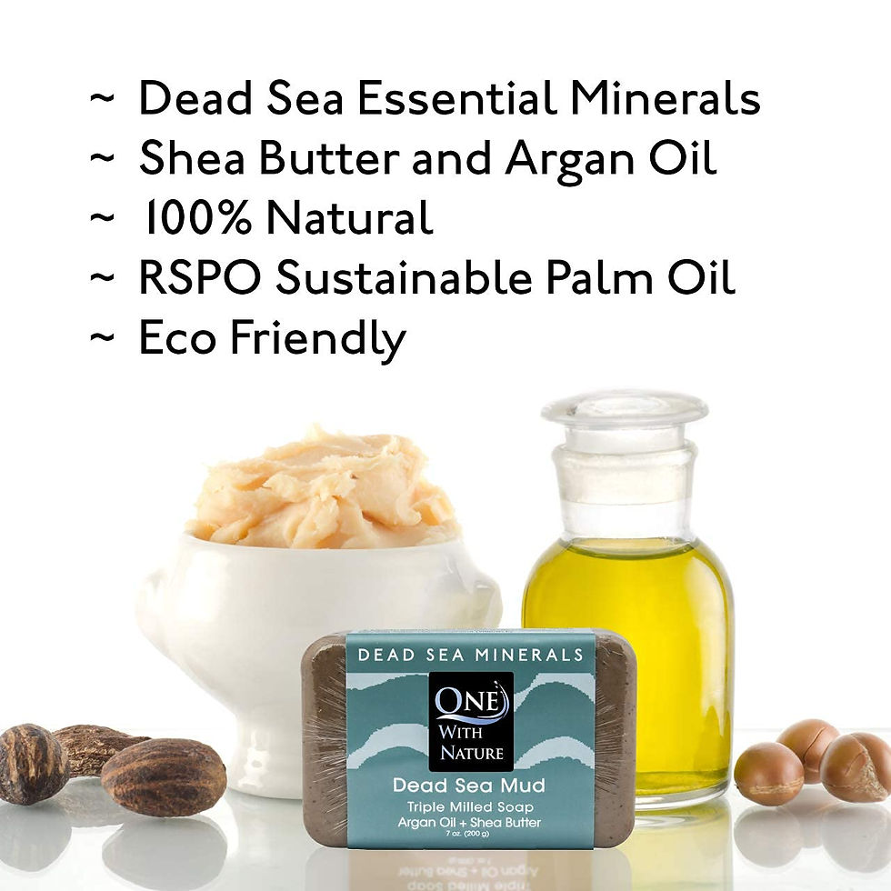 Thumbnail: DEAD SEA Mineral Mud 7 oz SOAP 3 PK in BRANDED BOX. Dead Sea Salt contains Magn