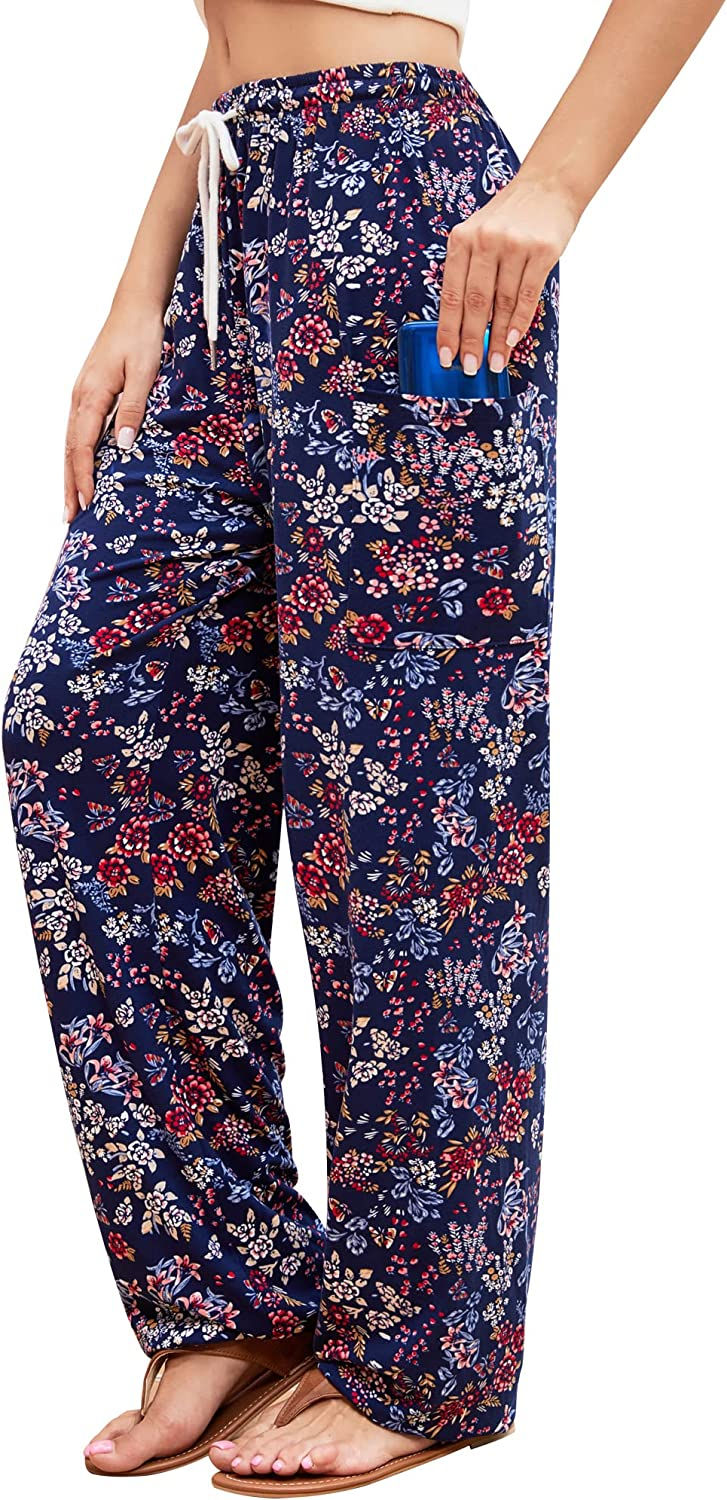 Thumbnail: QIANXIZHAN Women's Harem Pants, Hippie Palazzo Pants Boho Joggers Yoga Clothes 