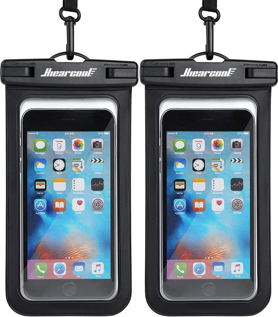 Thumbnail: Hiearcool Universal Waterproof Phone Pouch, Waterproof Phone Case Compatible fo