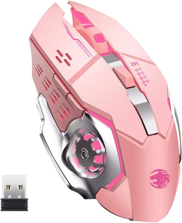 Thumbnail: Uciefy Q85 Rechargeable Wireless Gaming Mouse, 2.4G LED Optical Silent Wireless