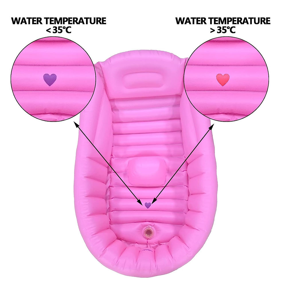 Thumbnail: Inflatable Tub, Portable Tub, Non-Slip Tub, Tub Seat, Built-in Air Pump Foldabl