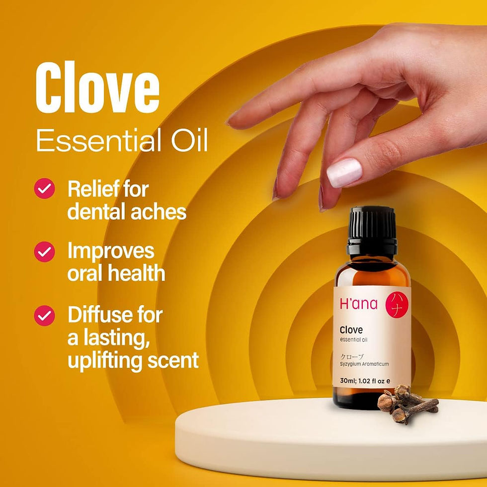 Thumbnail: H’ana Clove Oil for Tooth Aches & Pain Relief - 100% Pure and Natural Clove E