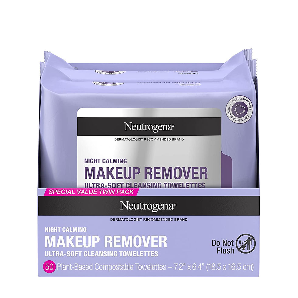 Thumbnail: Neutrogena Night Calming Cleansing Makeup Remover Face Wipes, Nighttime Facial 