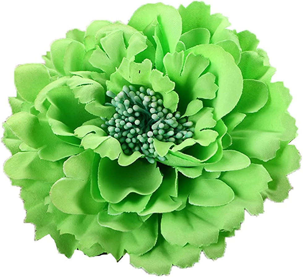 Thumbnail: HC-01 Floral Fall Rose Flower Hair Clip Flamenco Dancer Pin up Flower Brooch