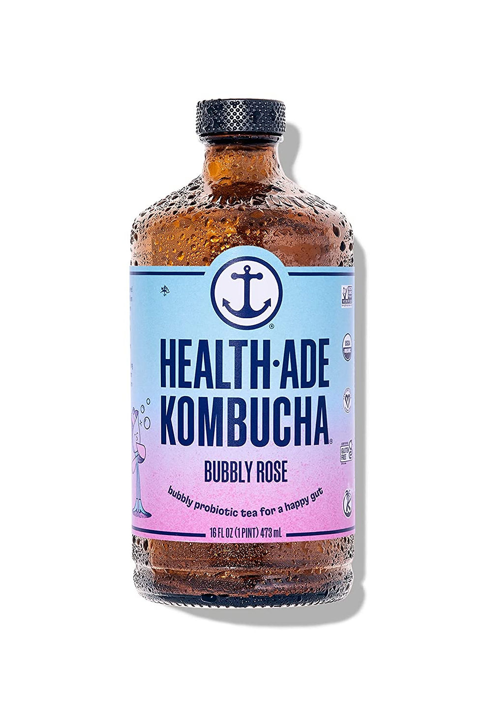 Thumbnail: Health-Ade Kombucha Tea Organic Drink, Fermented Tea with Living Probiotics, De