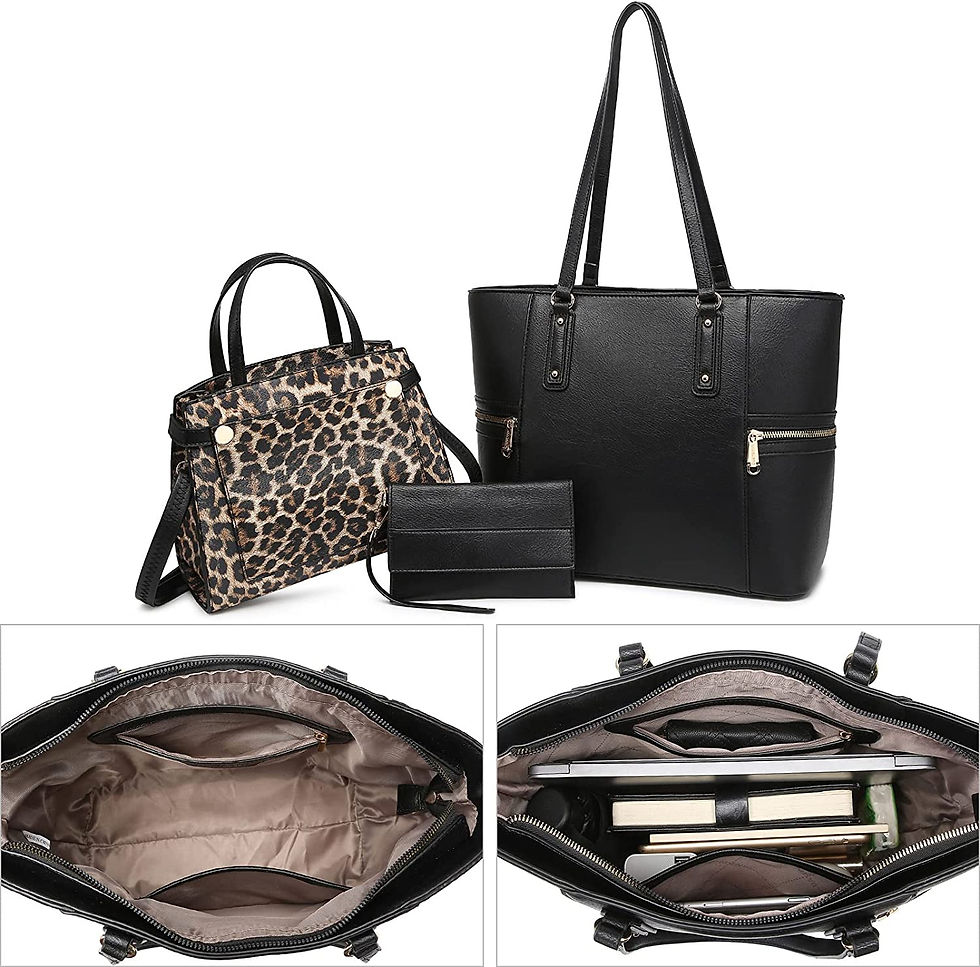 Thumbnail: Vansarto Handbags and Purses for Women Large Tote Bag Top Handle Satchel Should