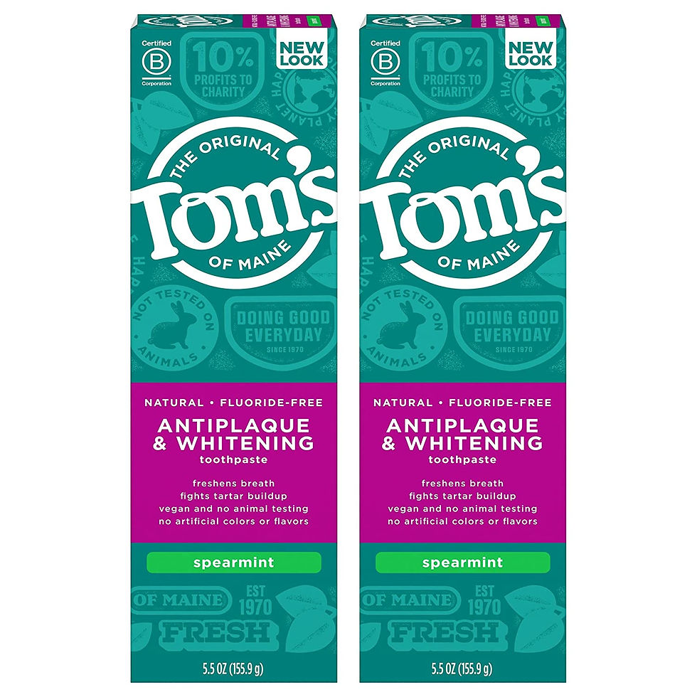 Thumbnail: Tom's of Maine Fluoride-Free Antiplaque & Whitening Natural Toothpaste, Pepperm